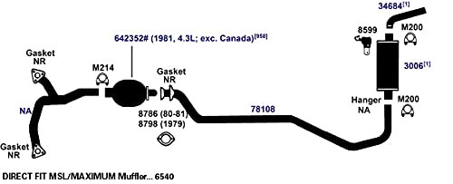 4948 Catalytic Convertor Air Tube
