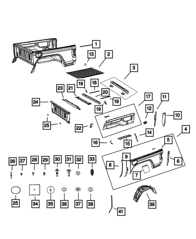 Genuine Mopar D Pillar Inner Panel Left 68371641ab