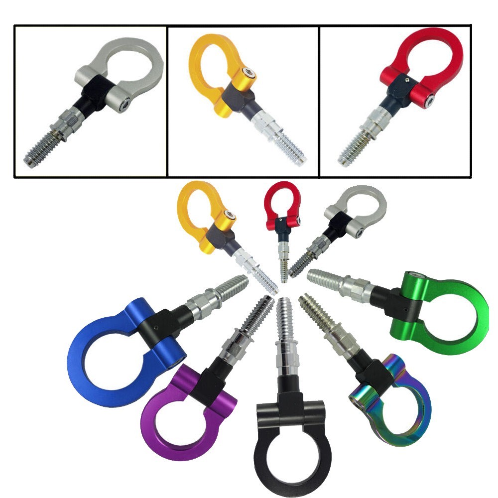 Purple CNC T2 Tow Hook For Euro Racing BMW E46 E81 E30 E36 E90 E91 E92 E93 3