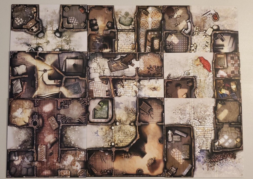 Zombicide Black Plague Tiles Set