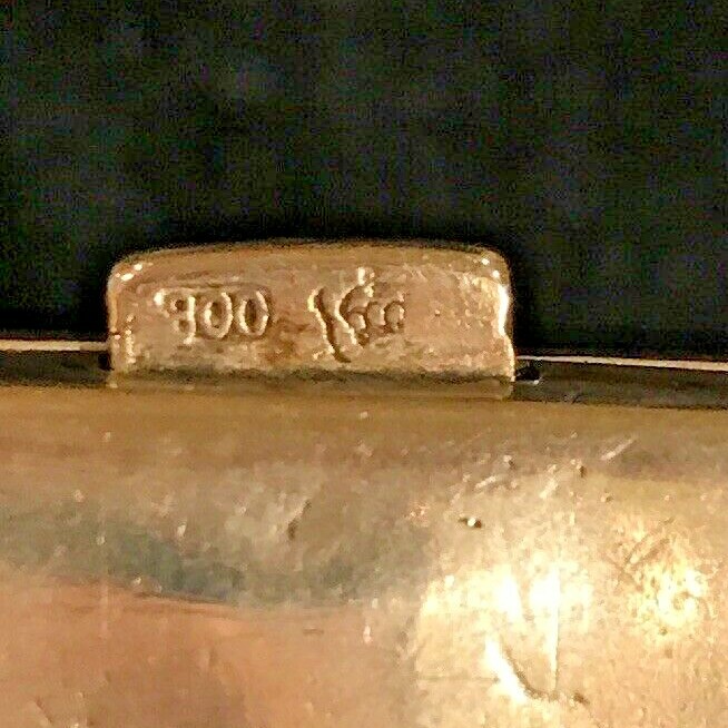 Antique 800 Silver Cigarette Case