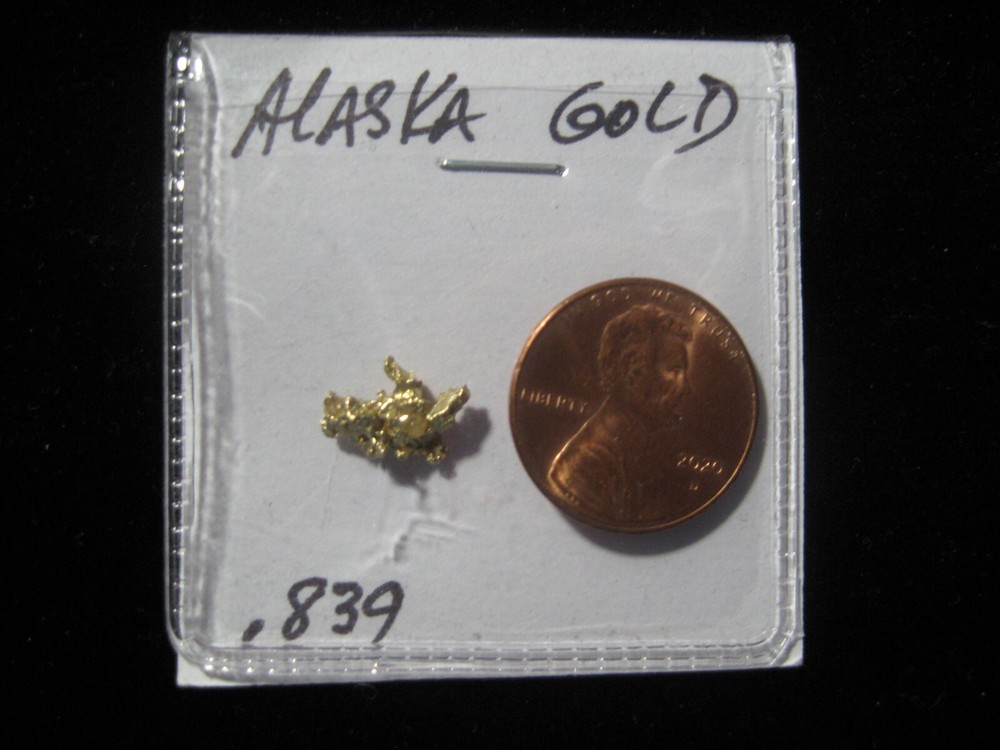 ALASKA GOLD NUGGET .839 GRAM