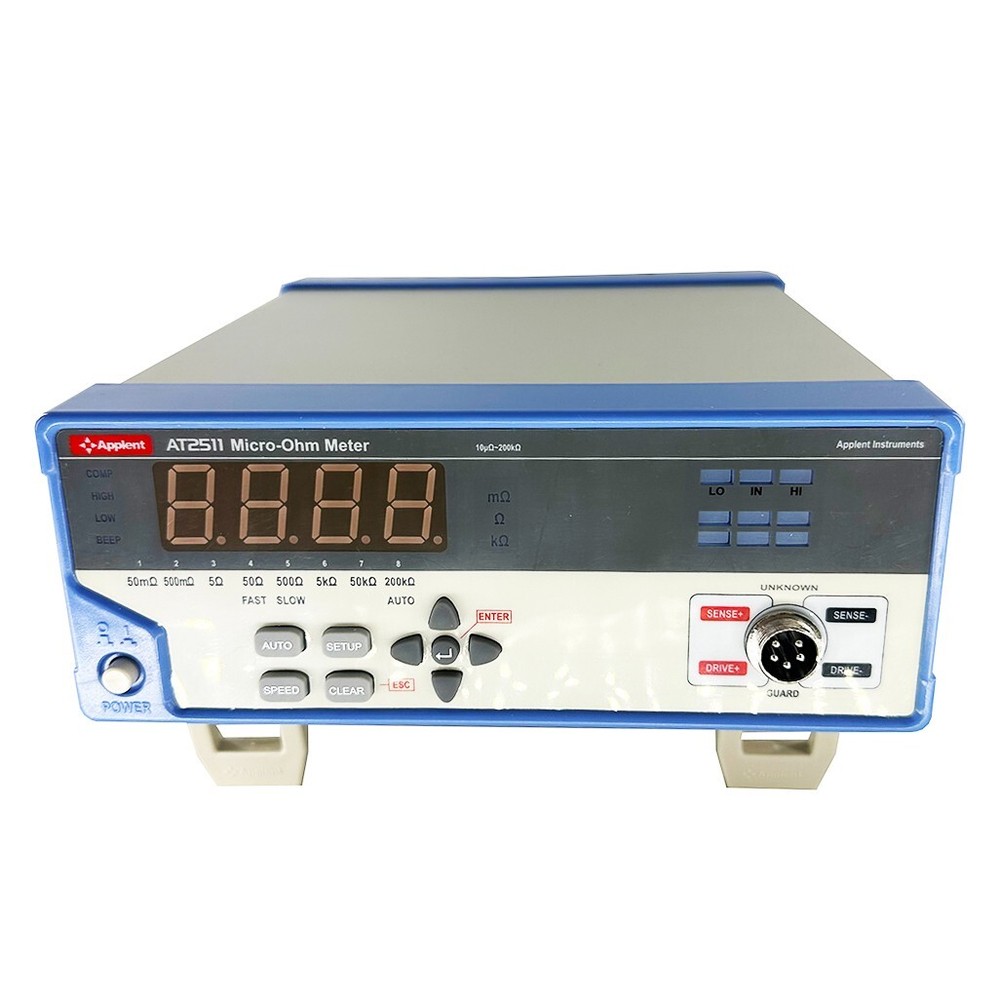 Digital Low Ohm Meter Mega Meter Display Resistance Meter Range 10μΩ～200kΩ