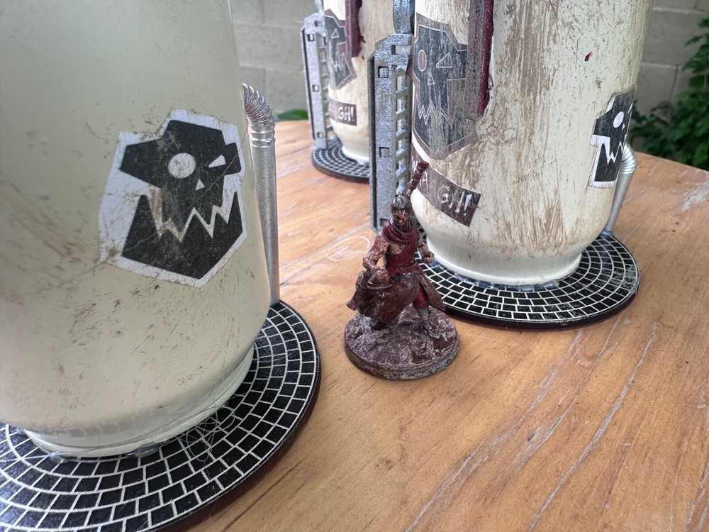 Sci-Fi Terrain pieces 40 – Tabletop Gaming scratch built.