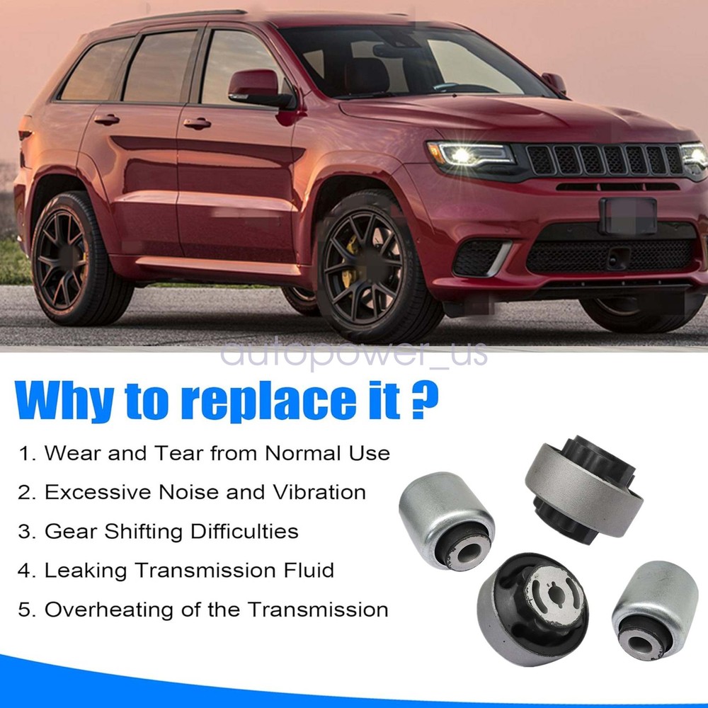 4 FRONT LOWER CONTROL ARM BUSHING FOR JEEP CHEROKEE 2014-2018 BOTH SIDE