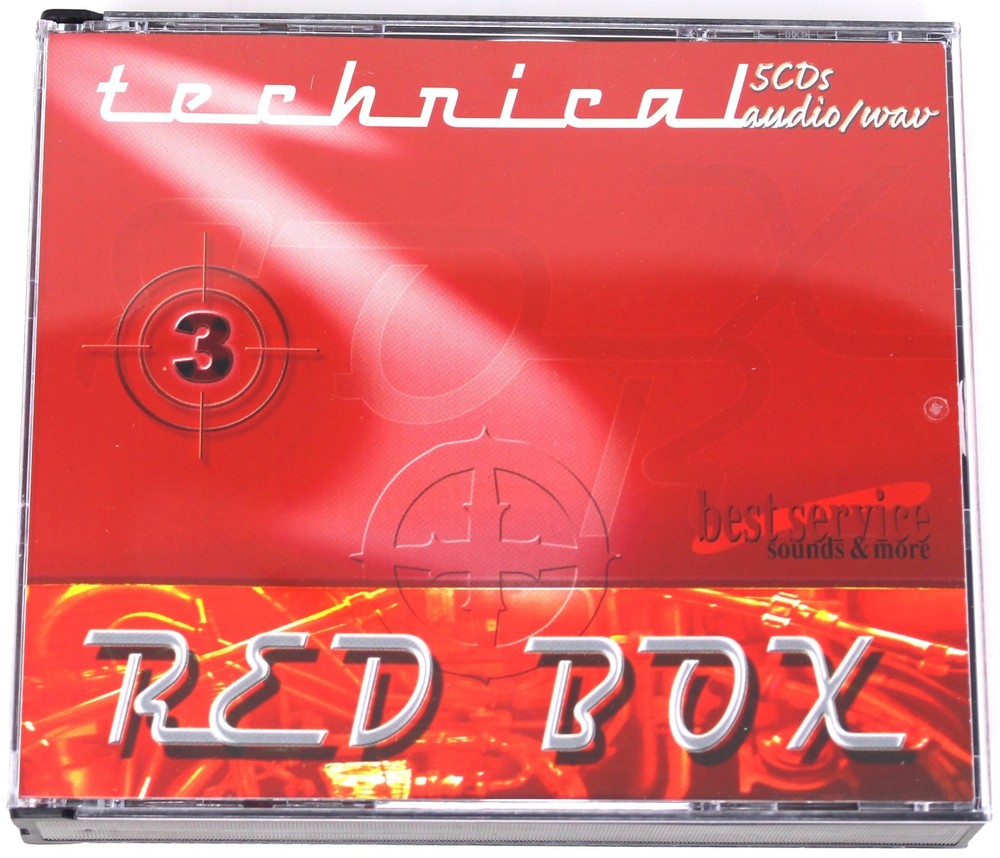 Best Service Red Box 3 Technical Sample/Sound Library/Sampling 5 CD