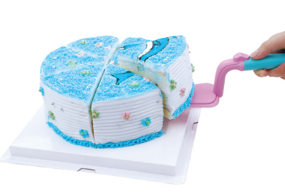 1 Piece Cake Pie Servers Easy Fingers Push Baking Accessories Kitchen Tools