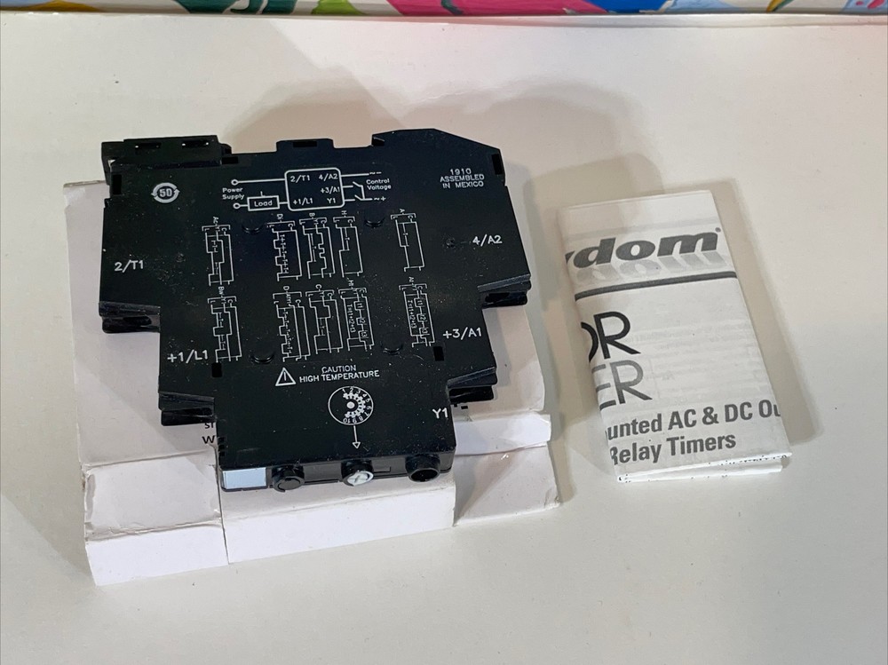 Sensata Crydom Solid State Timer Delay Relay DIN Rail DRTU06D06 12-24 VDC/AC