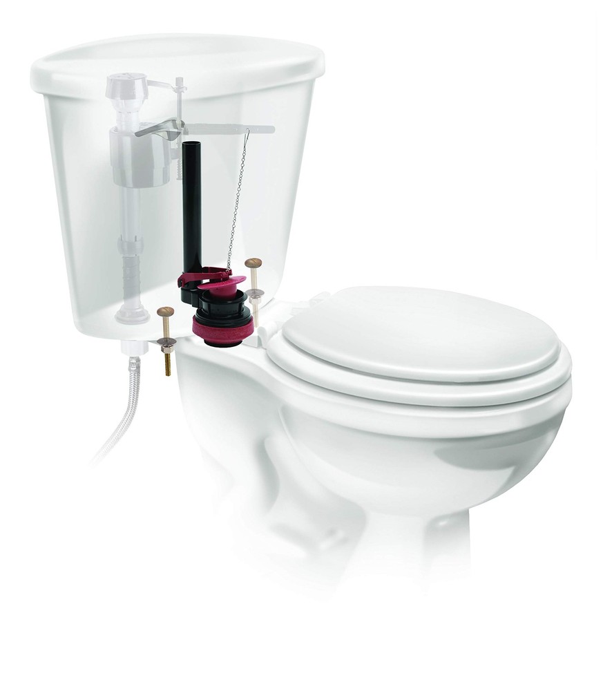Fluidmaster 507AKP7 PerforMAX Universal High Performance 2 Inch, Black/Red