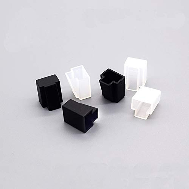 50 Pack RJ45 Connectors Dust Cover Protector Ethernet Cable Plug Protective Case