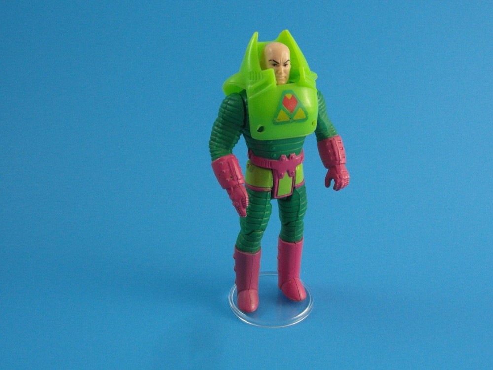 50 x Vintage Super Powers Action Figure Stands - Clear (T2c)