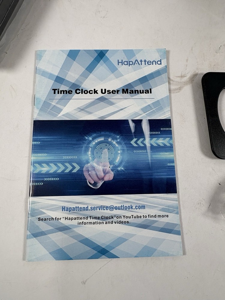 HapAttend Fingerprint RFID Time Clock Attendance System PIN USB Standalone