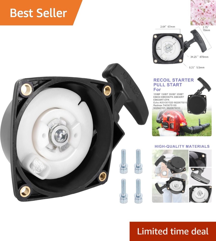 High-Quality Backpack Blower Pull Starter Recoil – Fits EB630, 150, 350 Models
