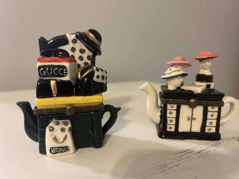 Tiny Teapots Trinket boxes