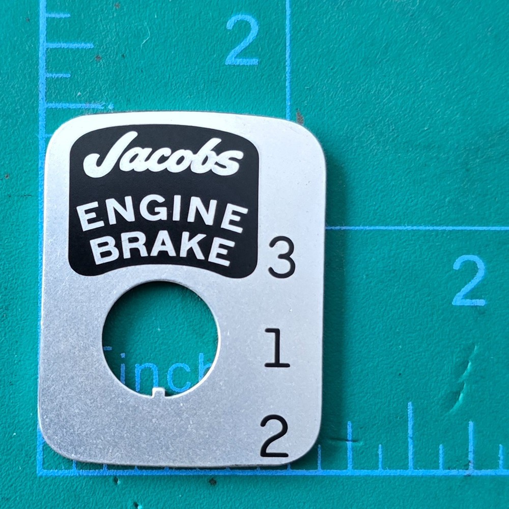 Jake Brake 3 2 1 Switch Plate