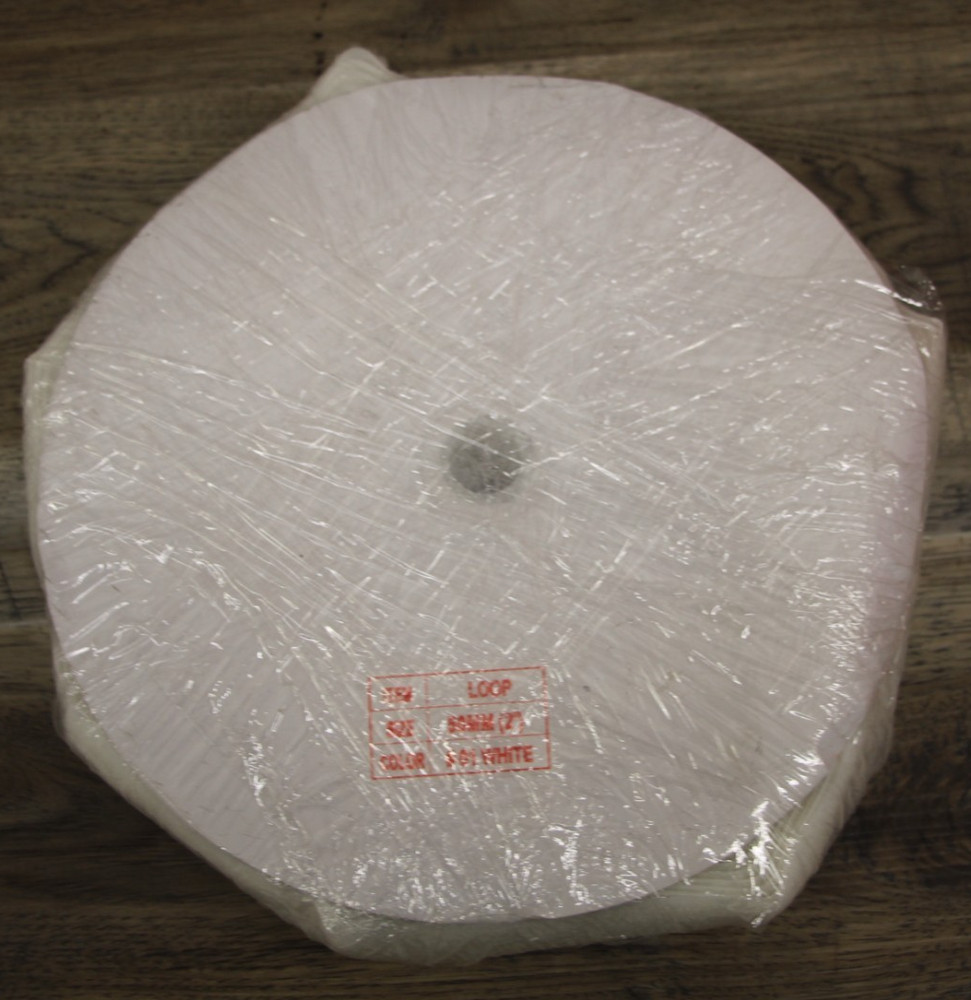 Nylon 2" Hook & Loop Fastening Tape 2" White Loop Only 50 MM