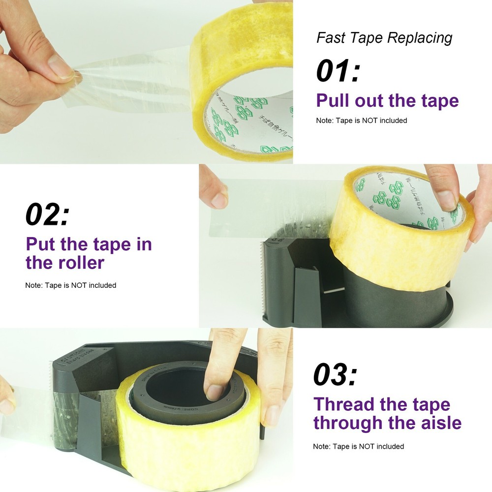 LINCO Handheld Packaging Tape Dispenser - Black