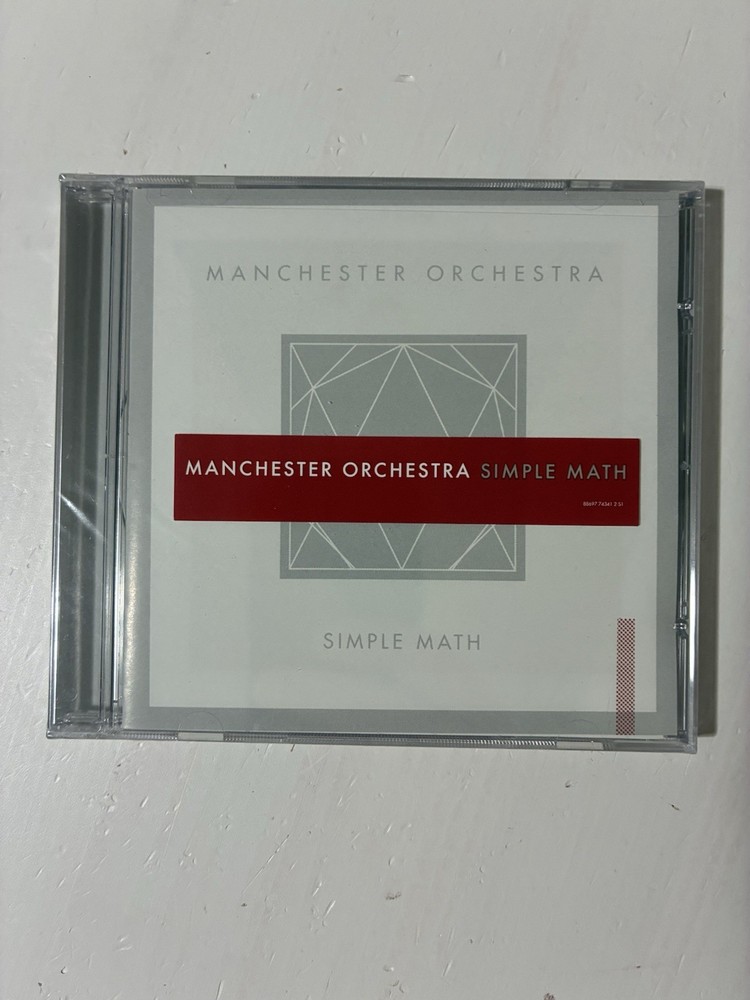Manchester Orchestra Simple Math Autographed, Signed, Auto Sealed CD Tim Very