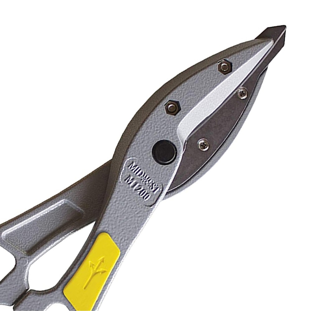 MIDWEST MagSnips Replaceable Blade Snip Straight Cut Regular Sheet Material ...