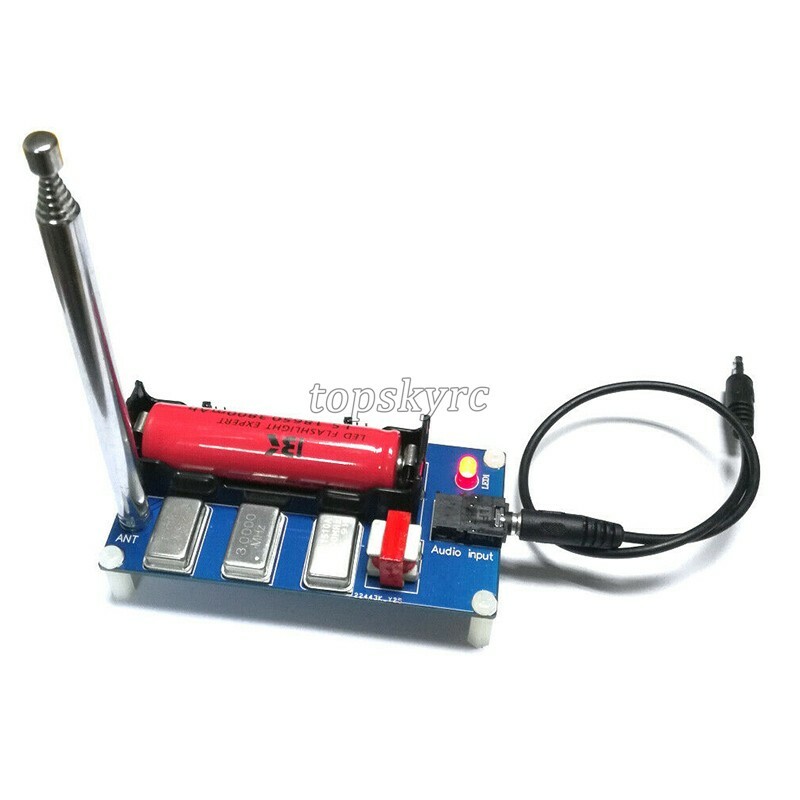 3-Channel AM Transmitter 1MHz 3MHz 5MHz Finished Board & Antenna & Audio Cable t