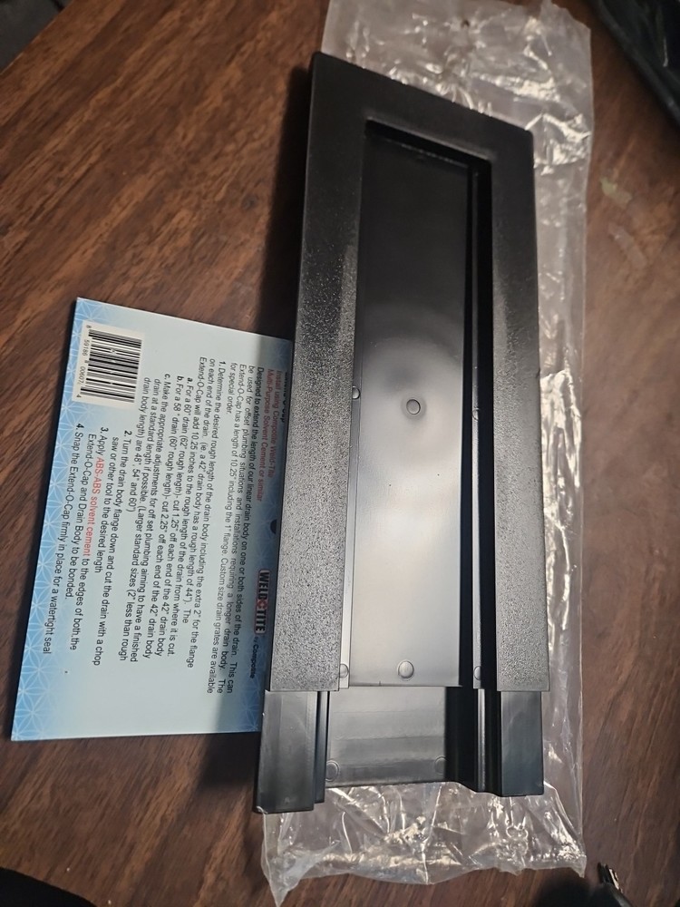 Extend-O-Cap CLD-EOC Extension Compotite Linear Drain System