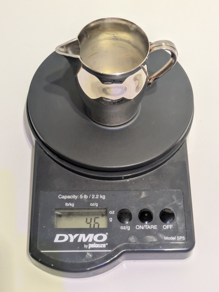 Oneida Community Ltd. Paul Revere Reproduction Silver Plate Creamer & Sugar Bowl