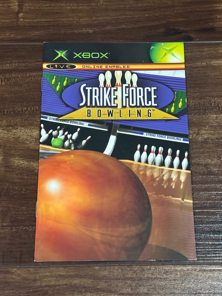Strike Force Bowling XBOX Instruction Manual Only