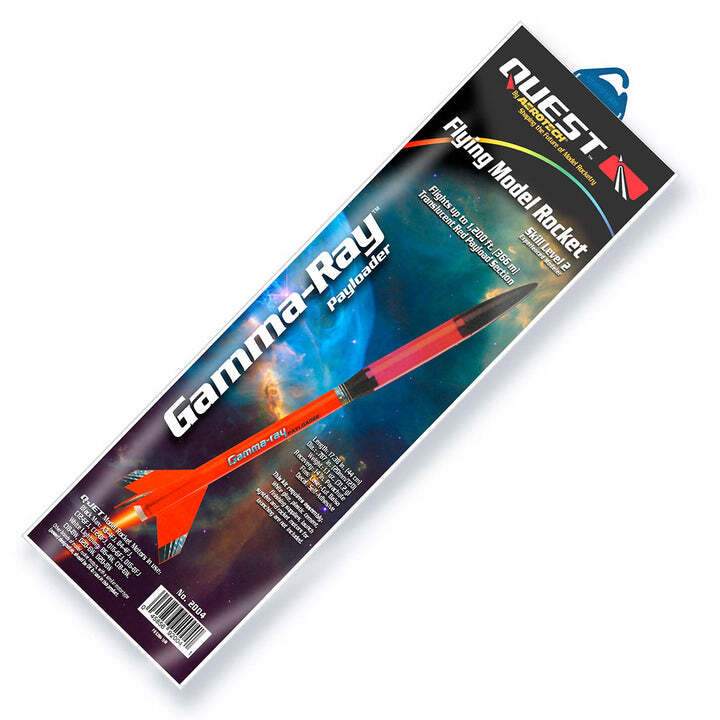 Quest Flying Model Rocket Kit Gamma Ray QST 2004