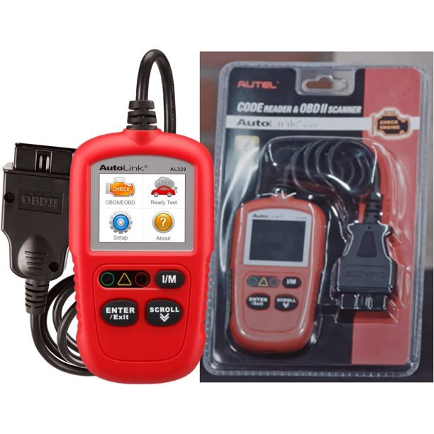 Autel Autolink AL329 OBDII Scanner Automative Code Reader/Clear Diagnostic Tool