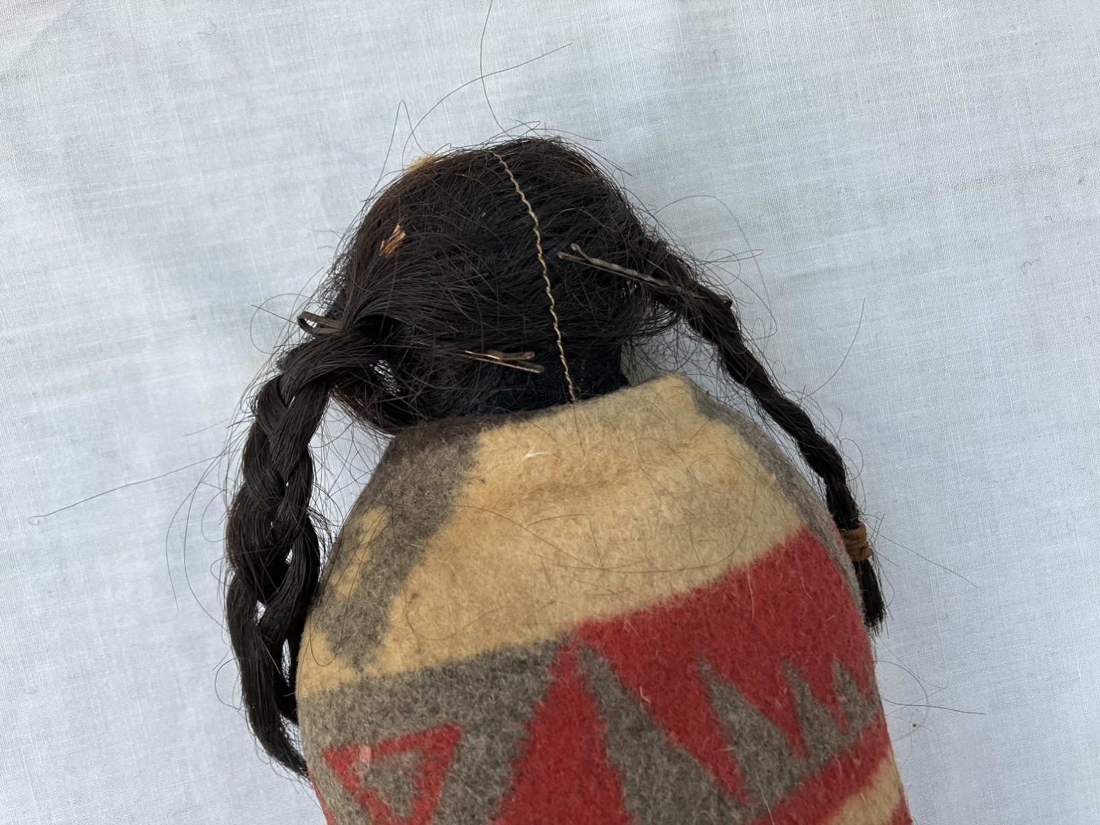 Vintage Skookum Male Native American Doll - 13 Inches Tall