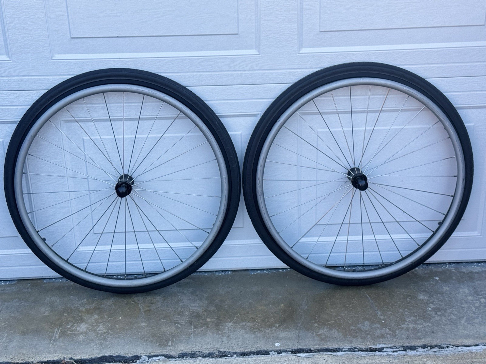 Pair of 24" Primo Xpress Wheelchair Wheels 37-540 Quick Release Quickie Ki