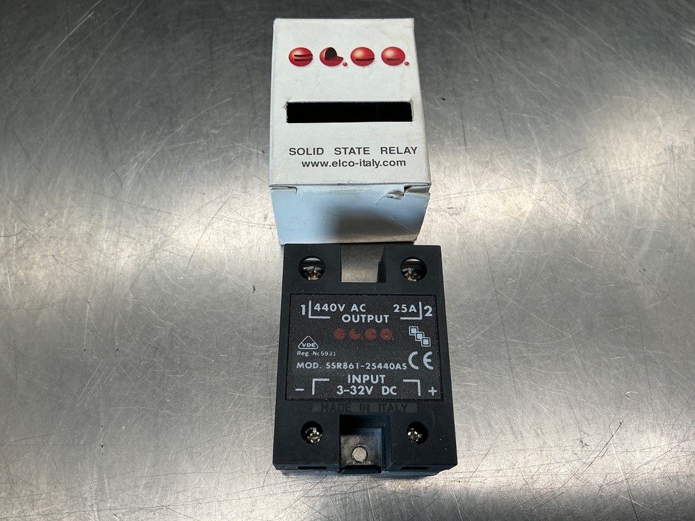 Elco SSR861-25440AS Solid State Relay 3-32vdc Input