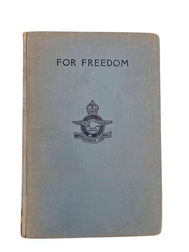 WW2 Canadian RCAF For Freedom Used Hardcover Reference Book