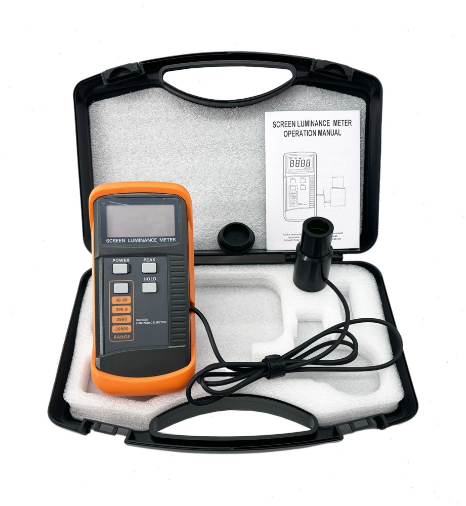 Handheld Screen Luminance Meter with Range 0.01-39990cd/m² Peak Value Latching