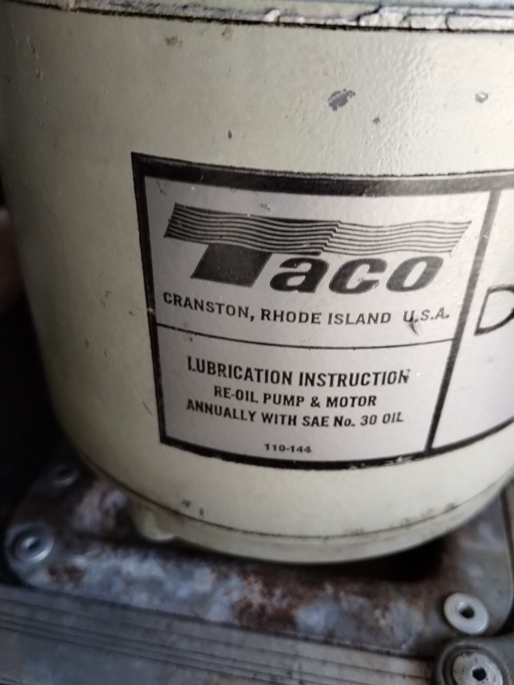 Taco Recirculation Motor 110-144