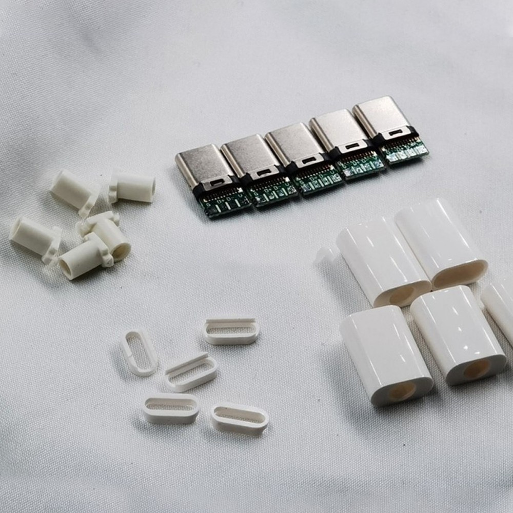 Board Type-C Type C Welding Line With Black/white Shell With PCB Board