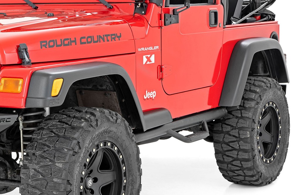 Rough Country 5.5" Wide Fender Flare Kit for Jeep Wrangler TJ /LJ 97-06