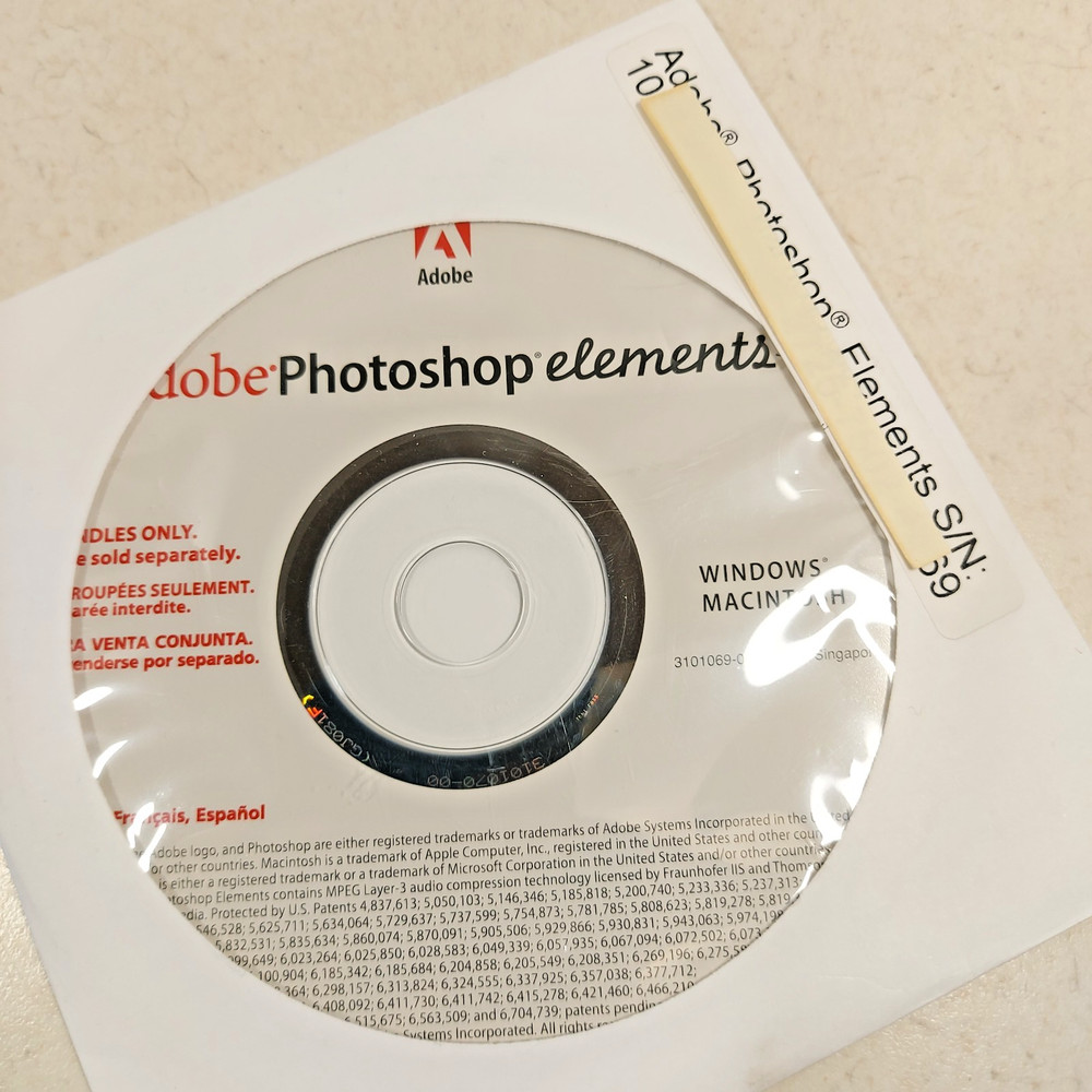 Adobe Photoshop Elements 3.0 with Serial Number