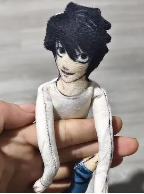 2 Pack Anime Light & L Plush 28cm – Twistable Stuffed Dolls Gift Decor