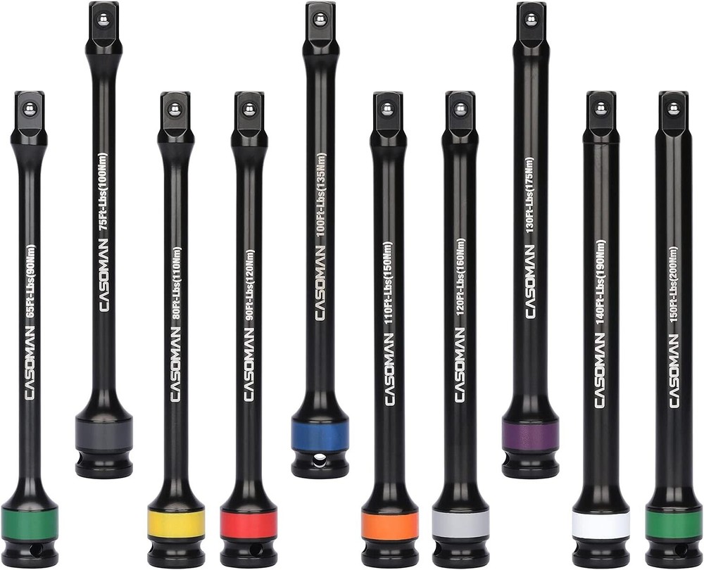 Chrome Electroplated Torque Extension Bars - Secure and Accurate Torque Set