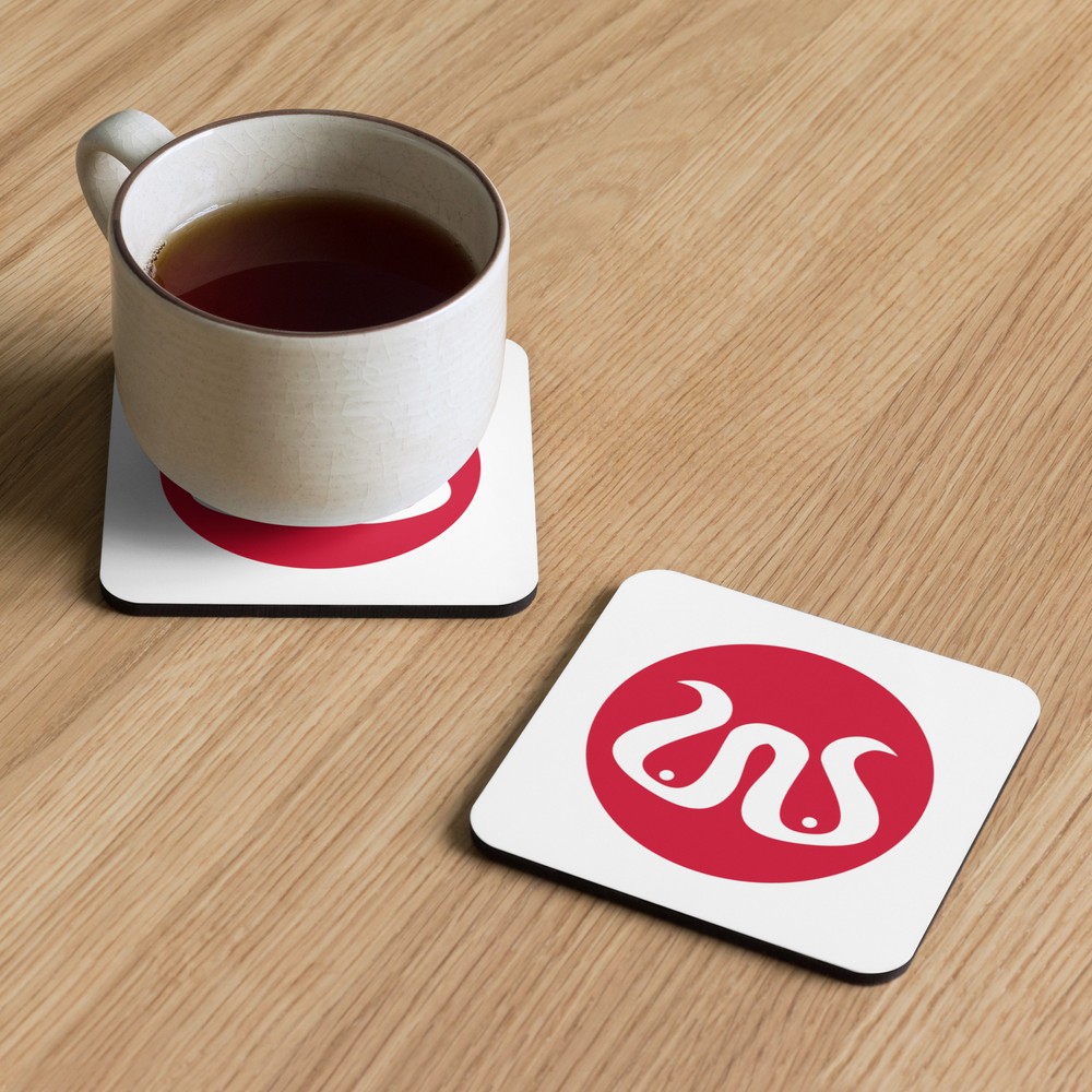 Lulumelons Cork-back coaster