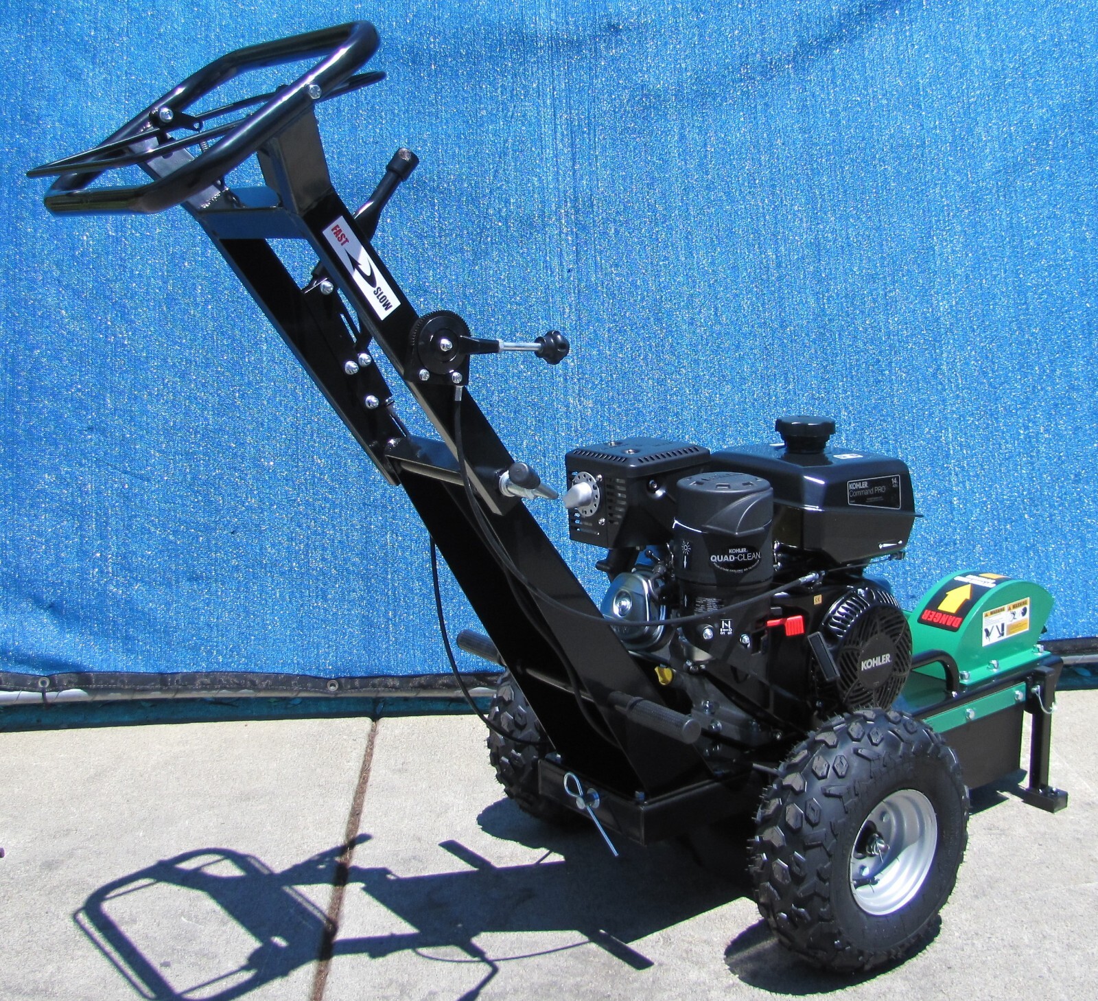 Maximus 14 HP Stump Grinder With Kohler Command Pro 12" Cutting Wheel w/ 9 Teeth