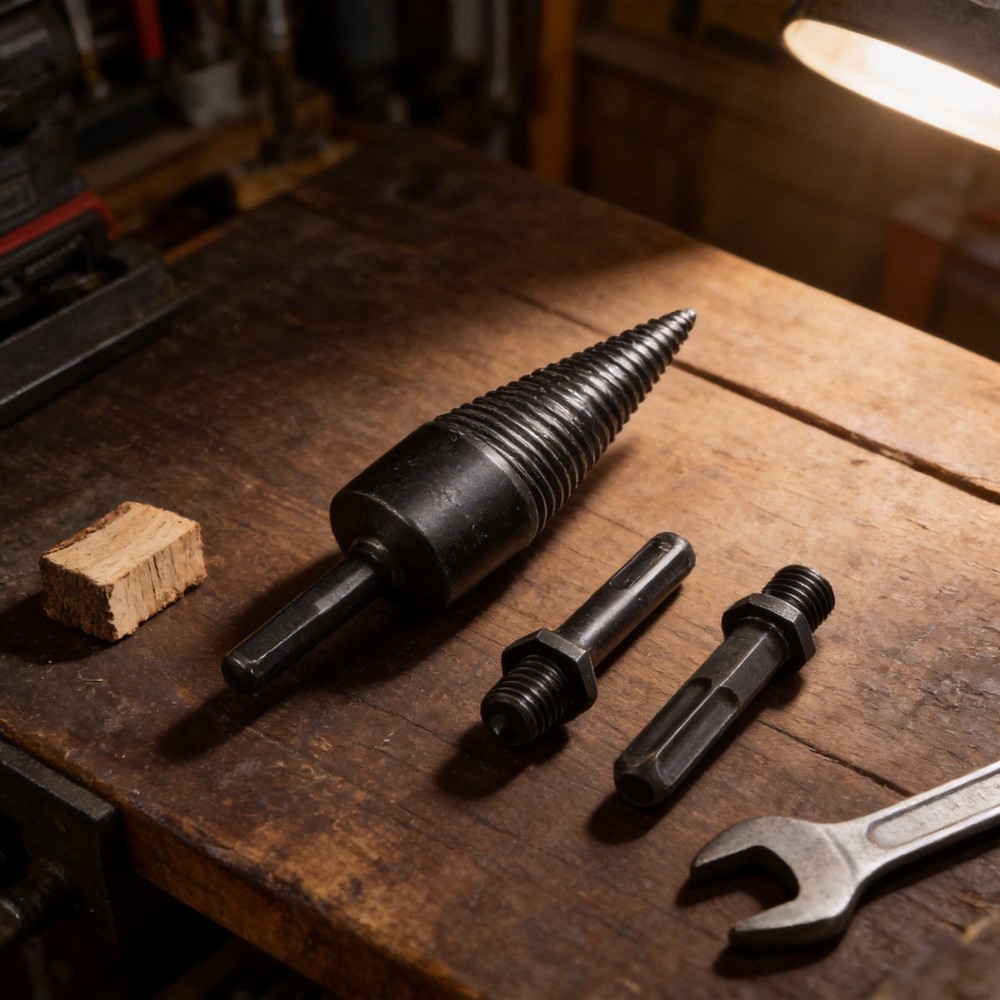 Firewood Drill Bit Efficient Wood Preparation Multiple Sizes Available