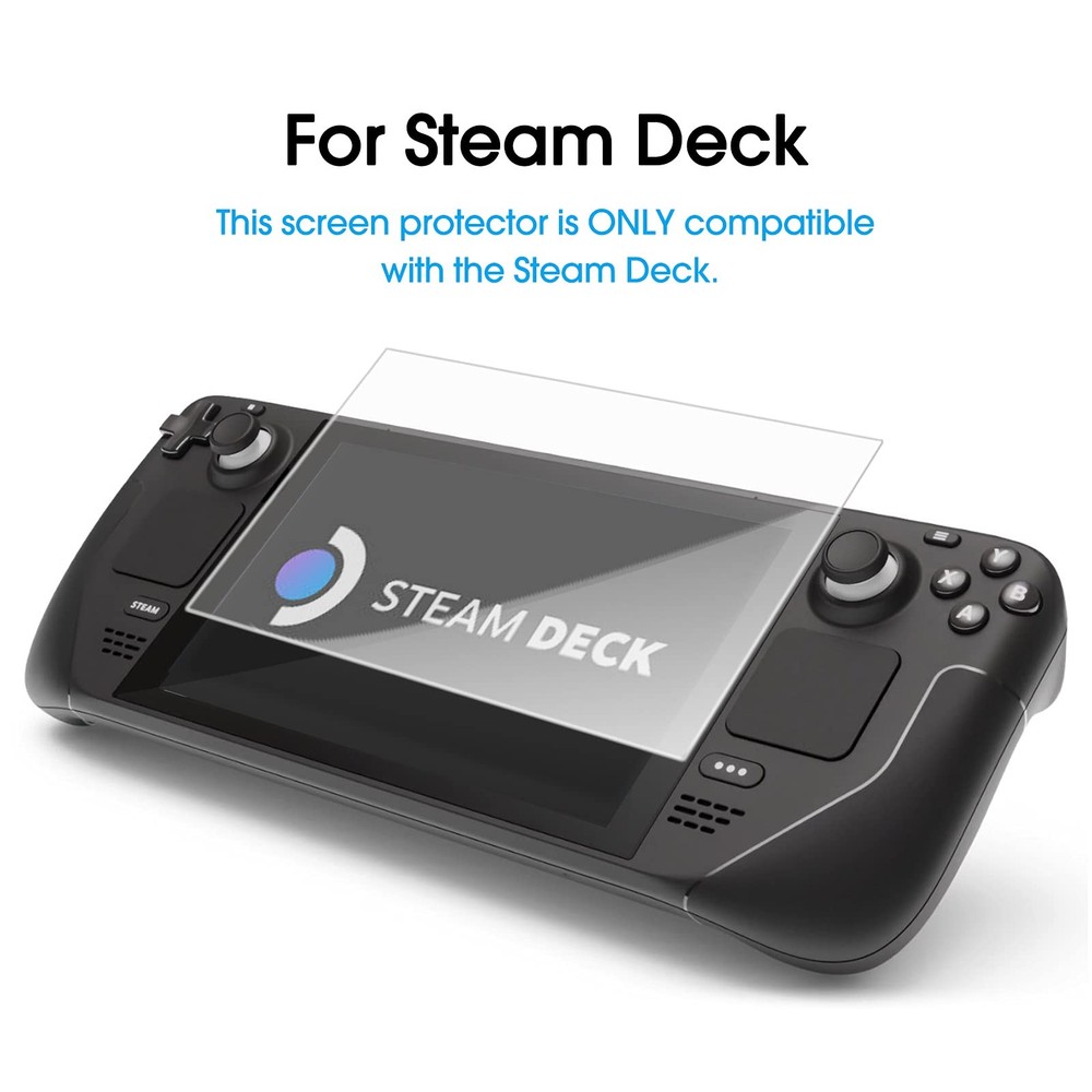 amFilm 3 Pack for Steam Deck/Steam Deck OLED Screen Protector Tempered...