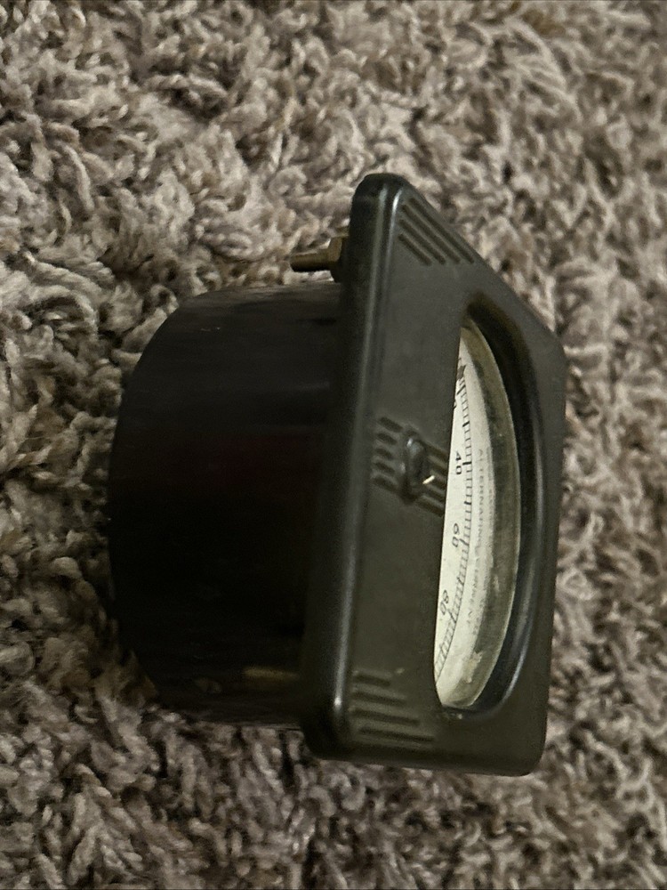 simpson electric Amperes Alternating Current 100/5 Untested