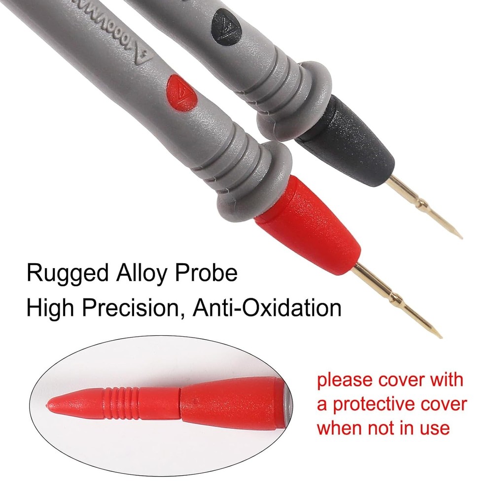 Test leads 1000V 20A Ultra-Sharp Gold-Plated Test Probe Lead for Multimeter