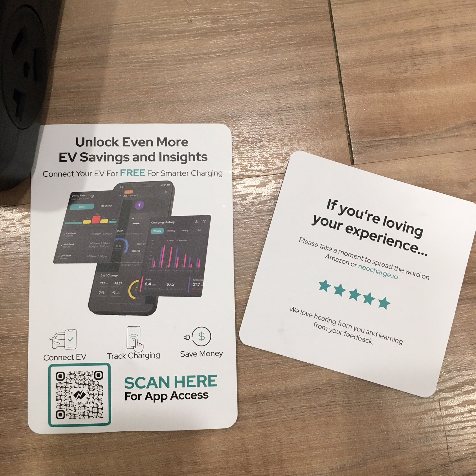 NeoCharge Smart Splitter Nema 10-30 EV Level 2 Charger Adapter Dryer Plug NC30