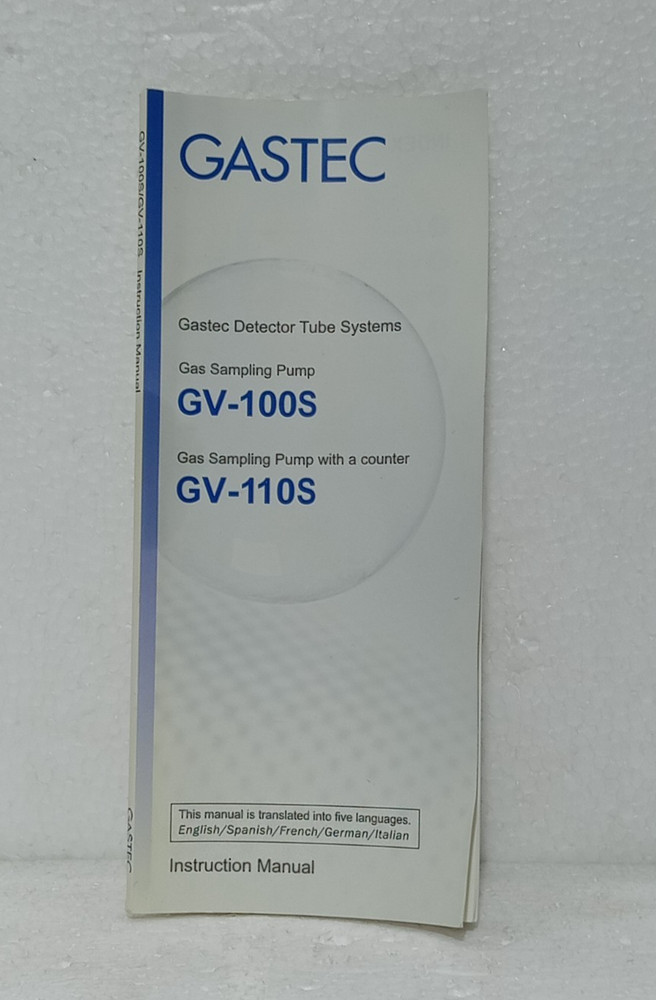 GASTEC GV-100 GAS SAMPLING PUMP KIT