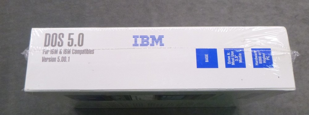 NOS IBM DOS 5.00.1 Software from 1992