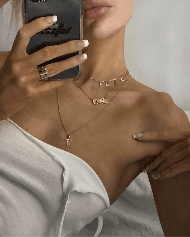 Love Forever Initial Necklace